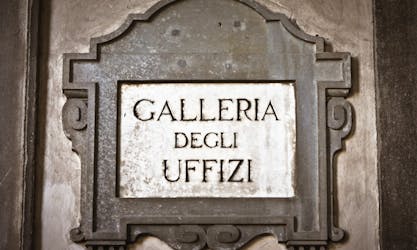 Passeio a pé da Florença com bilhetes e visita guiada para a Galeria Uffizi